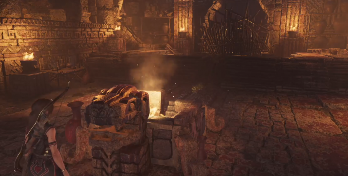 古墓丽影暗影怎么点燃障碍物2