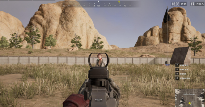 绝地求生如何练红点1