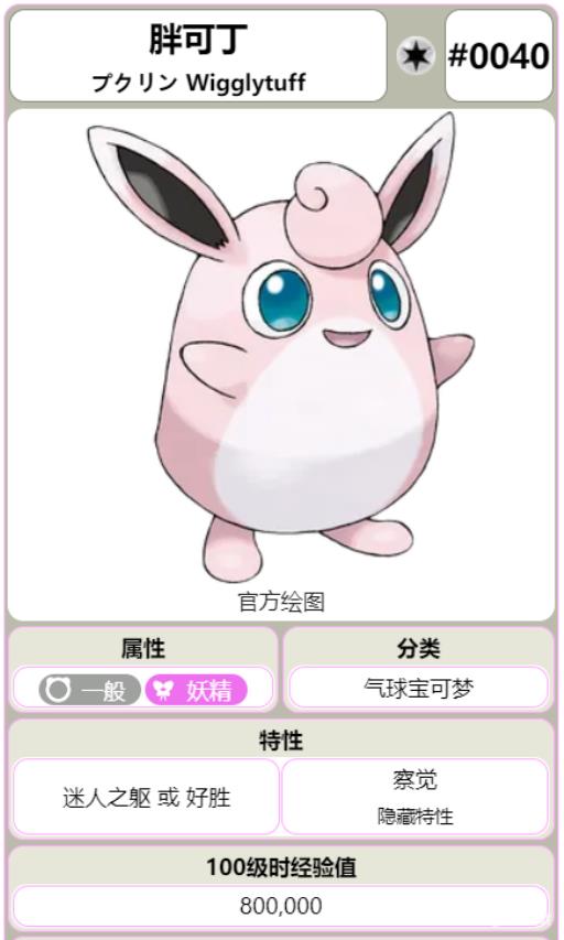 宝可梦火红胖丁性格怎么选?_宝可梦胖丁是个什么动物