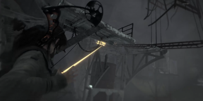 古墓丽影燃烧瓶怎么通过水流1