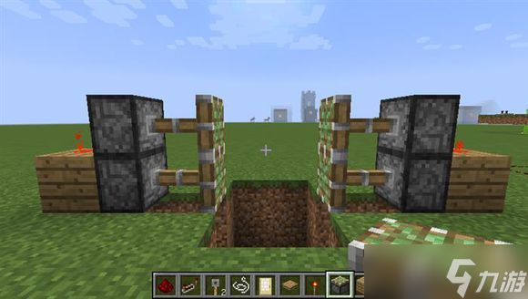 怎么制作红石铁门1