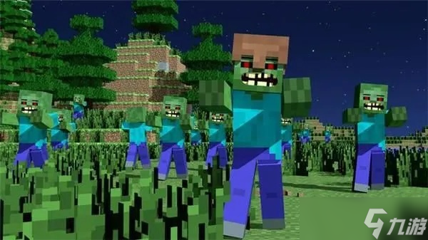 怎么在我的世界生成僵尸1