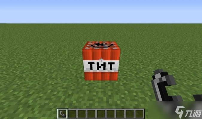 我的世界TNT怎么放1