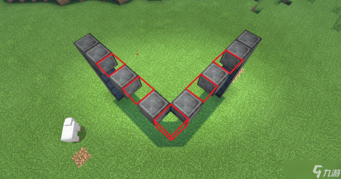 《我的世界》全自动按钮岩浆门建造教学4