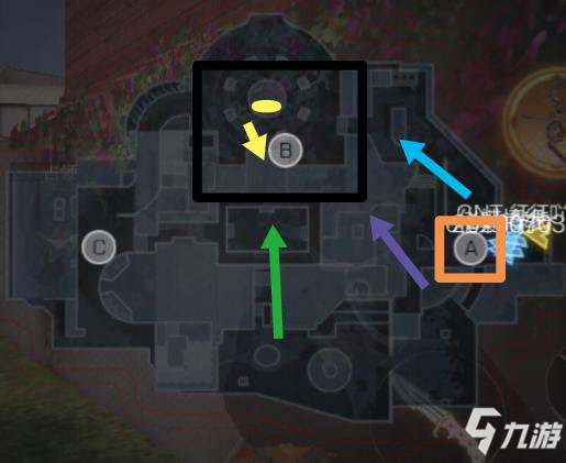 《使命召唤手游》山景别墅点位打法路线详解22