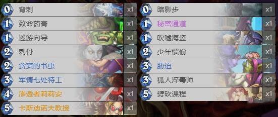 炉石传说对决模式卡组盗贼搭配攻略2