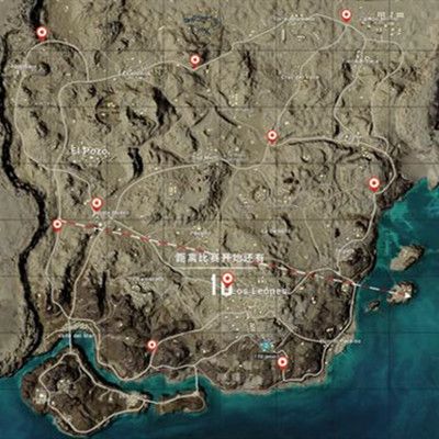 和平精英滑翔机位置大全2