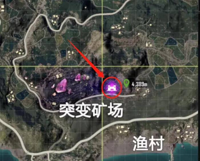 和平精英神秘矩阵基地在地图哪里1