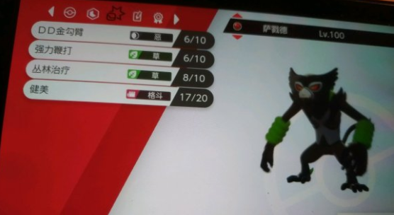 宝可梦剑盾萨戮德怎么配招5