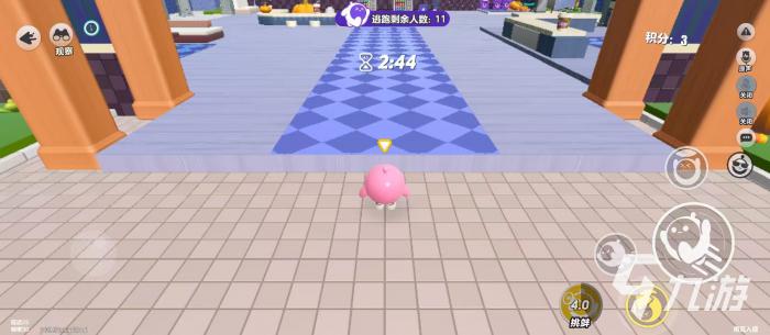 蛋仔派对南瓜入侵飞跃古堡点位全攻略分享2