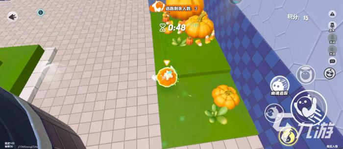 蛋仔派对南瓜入侵飞跃古堡点位全攻略分享4