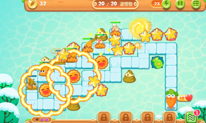 保卫萝卜2第六关怎么过2