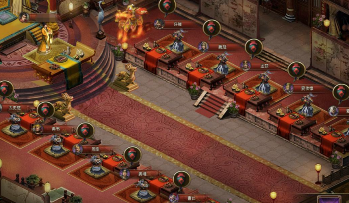 攻城掠地武将宴会怎么用的1