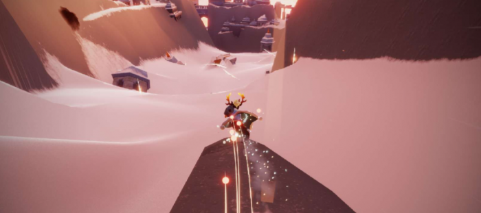 光遇峡谷溜冰场怎么过1