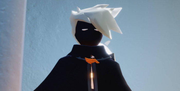 光遇里峡谷的黑脸面具怎么玩3