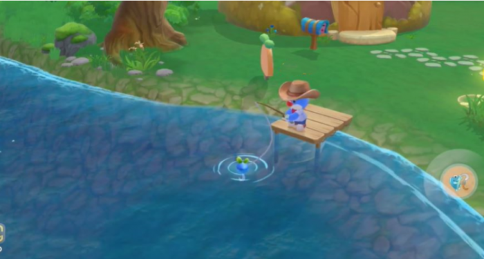 摩尔庄园怎么把鱼放鱼缸里2