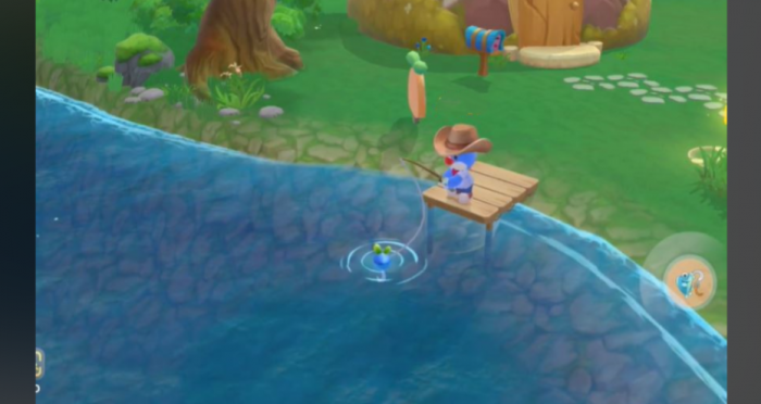 摩尔庄园里面的锦鲤怎么钓3