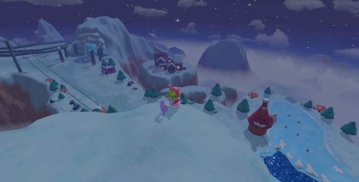 摩尔庄园怎么站在水里1