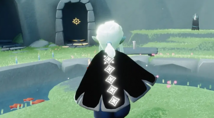 光遇黑斗篷配无脸怎么搭配3