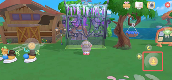 摩尔庄园家具怎么叠放花庭1