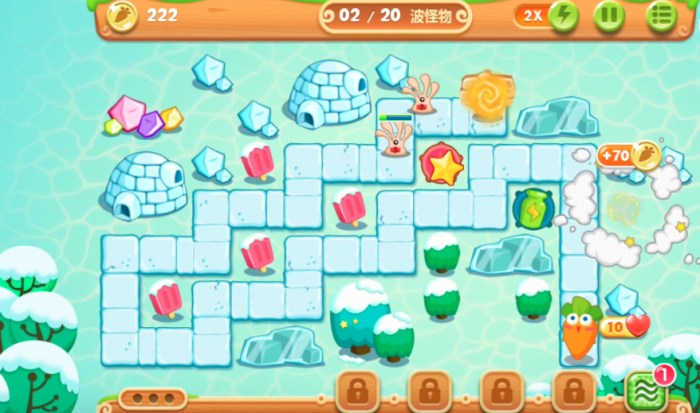 保卫萝卜2第六关怎么过2