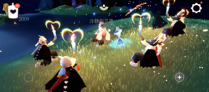 光遇怎么连续送心2