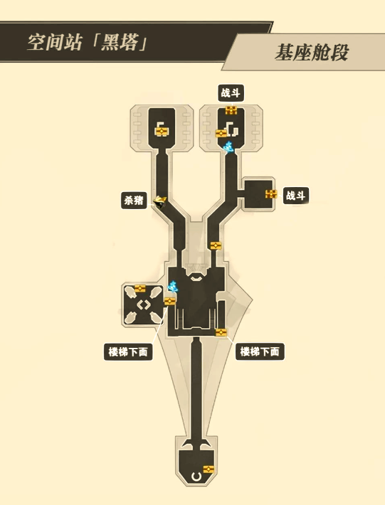 星穹铁道所有地图的宝藏都在哪1