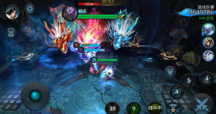 乱斗西游帮派怎么打独龙1