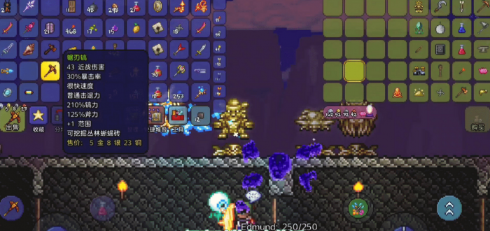 泰拉瑞亚阻挡石可以合成什么1