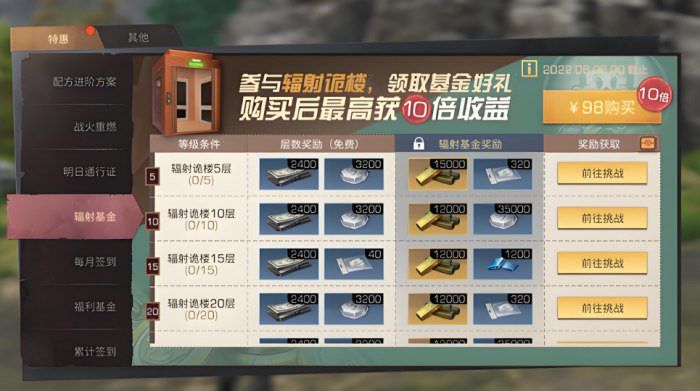 明日之后基金号有什么用1