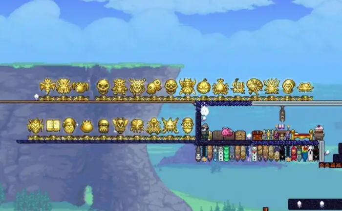 泰拉瑞亚怪物雕像怎么找1