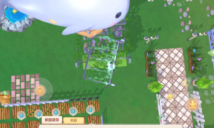 摩尔庄园怎么让白鲸放树顶上1