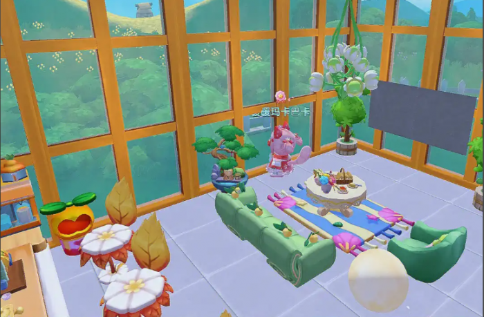 摩尔庄园小屋内部怎么变方2