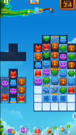 开心消消乐如何通关第一关2