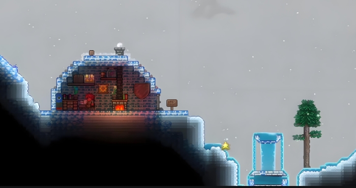 泰拉瑞亚如何快速到黑夜1