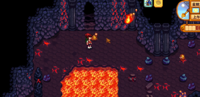 星露谷物语姜岛火山怎么过3