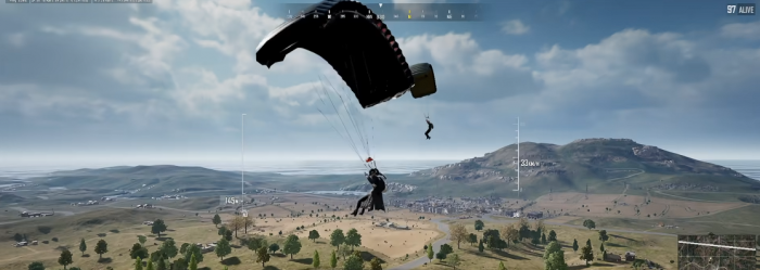 绝地求生新图怎么跳伞最快1