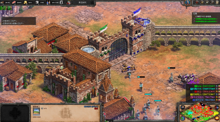 帝国时代2城堡怎么打3