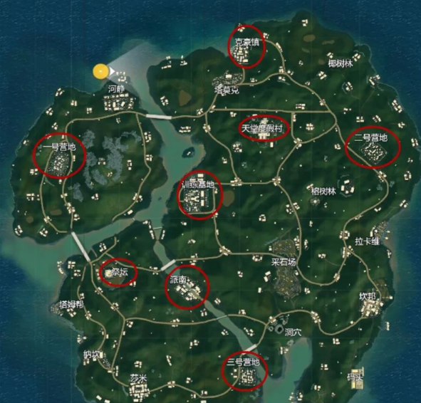 绝地求生都有什么地图3