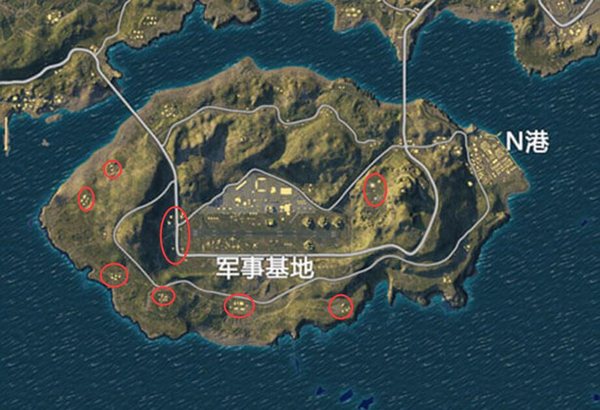 绝地求生98k哪里必刷1