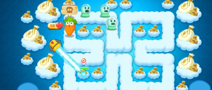 保卫萝卜2攻略51关怎么过1