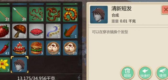 创造与魔法发型怎么弄1