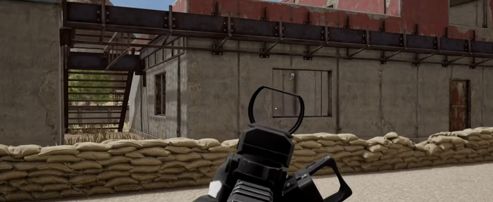 绝地求生如何打碎玻璃跳窗户1