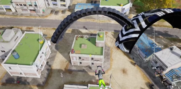 绝地求生如何落屋顶找到枪1