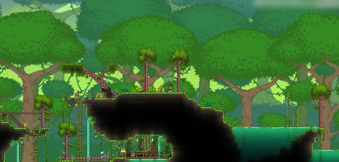 泰拉瑞亚丛林植被怎么弄1