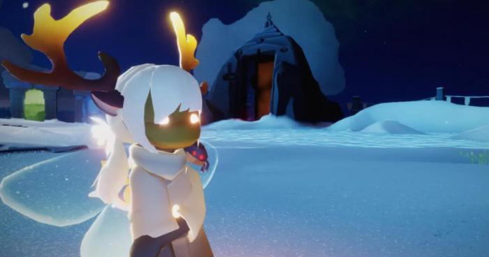 光遇中飞行时如何灵活地完成转圈溜龙的动作2