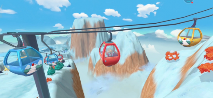 摩尔庄园怎么坐缆车下山3