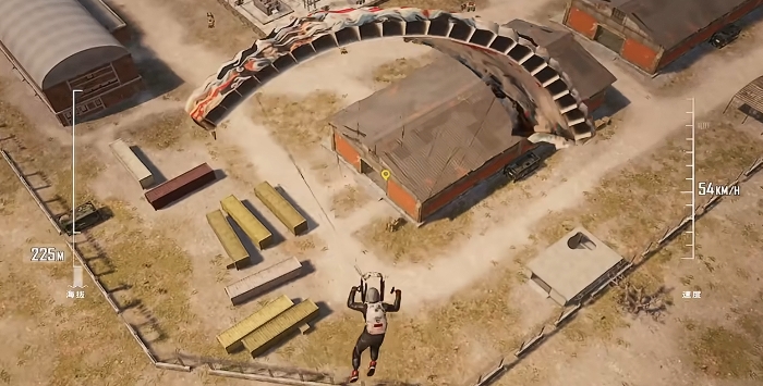 绝地求生怎么跳伞到标点处2