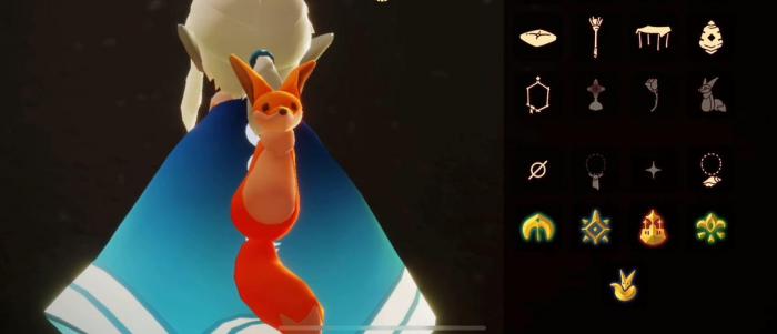 光遇怎么把小狐狸拿在手里2