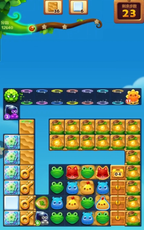 开心消消乐2070关怎么过1